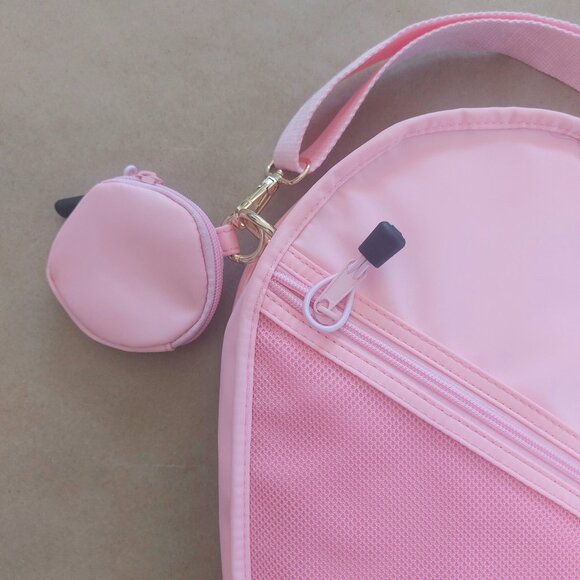 Light Pink Cross-body Pickleball Bag with a Coin Purse - Picture 4 of 12